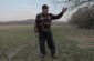 Nikolai C. Pointing out the site where more than 300 Jews were killed and buried at the “May 1st” kolkhoz”. ©Markel Redondon/Yahad – In Unum