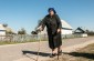 Anna D, born in 1936, on the road where she saw the column of Jews. ©Les Kasyanov/Yahad - In Unum