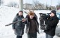 The Yahad team with the witness at the execution site. ©Les Kasyanov/Yahad-In Unum