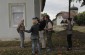 Yahad’s team during the interview near the site where Nokhem’s wife was executed © Markel Redondo - Yahad-In Unum