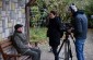 The Yahad team during an interview. ©Piotr Malec/Yahad - In Unum