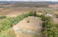 A drone view at the Jewish cemetery of Kopaihorod. The mass grave where the Jews from the ghetto were buried is also located at the cemetery. Kopaihorod. © Aleksey Kasyanov/Yahad-In Unum