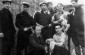 Wolbrom, Jewish butchers. Second from left is Hershel Band. His wife and two children perished. Hershel remarried in the Feldafing DP Camp and had two children. ©photo archive, taken from yadvashem.org