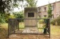 The memorial to the Jewish victims native from Shabo killed during WWII. The monument is located close to the rural administration building. Back then, a Romanian town hall was located in the building.  © Omar Gonzalez/Yahad-In Unum