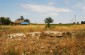 The remaining ruins of the warehouse in Mykhailo-Oleksandrivka, where Jews were confined before being taken to the killing site and shot. ©Les Kasyanov/Yahad - In Unum