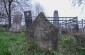 The surviving tombstones at the Jewish cemetery in Khmilnyk. About 368 (or 400) Jews were shot in different parts of the Jewish cemetery. ©Les Kasyanov/Yahad - In Unum.