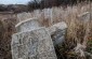 The remaining tombstones at the Jewish cemetery. ©Les Kasyanov/Yahad - In Unum