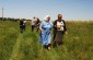 Witness and Yahad members at the execution site© Aleksey Kasyanov – Yahad-In Unum