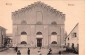 Stryi, the Great Synagogue and, to its left, the Mayer Shulem Synagogue on Reitana Street (now Yuri Lypa Street). 1915.  ©Photo archive, taken from commons.wikimedia