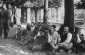 Jews rounded-up in Konskie wait for orders to participate in the digging of a grave for the bodies of four German soldiers.© United States Holocaust Memorial Museum, courtesy of Instytut Pamieci Narodowej