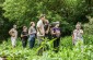 The Yahad research team with Klara, a Jewish survivor, near the mass grave. ©Les Kasyanov/Yahad - In Unum