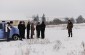 The Yahad team with a witness at the location of the former labor camp in Pavlykivtsi. ©Nicolas Tkatchouk/Yahad – In Unum