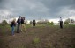 Petru B., born in 1928, took YIU’s team to the site where about ten elderly Jewish men were killed by the Romanians and buried by locals in July, 1941. © Kate Kornberg/ Yahad - In Unum